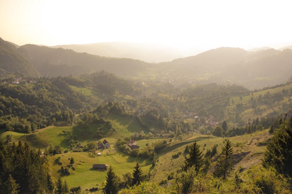 Afternoon light in Romania