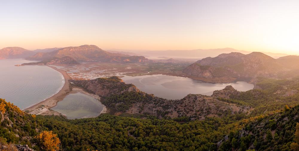 Iztuzu beach sunset, Turkey
