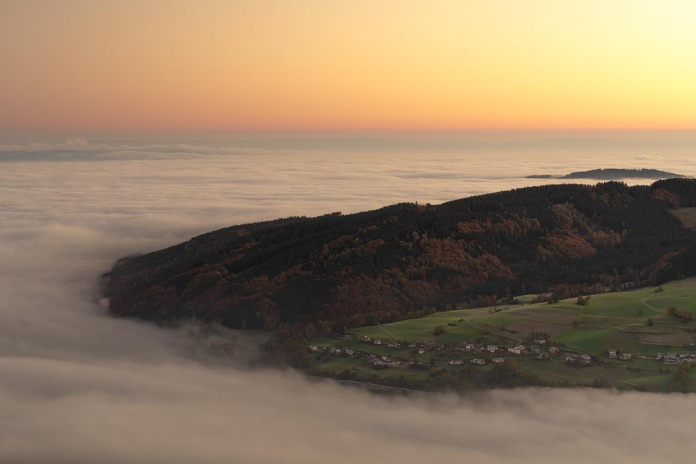 Mondsee hills, Upper Austria, Austria