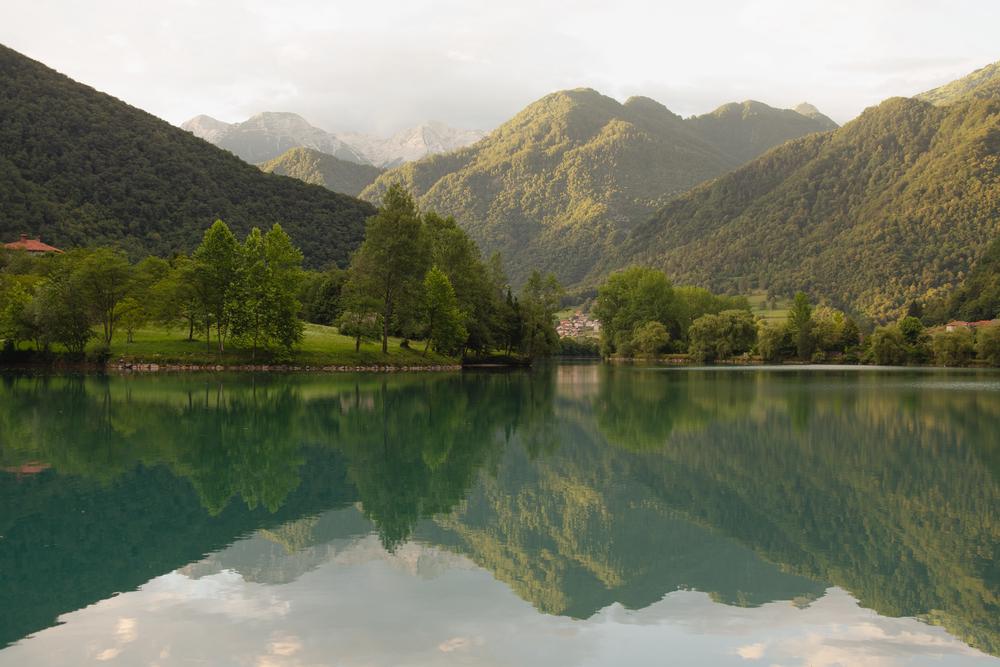 Afternoon light, Most na Soči, Slovenia